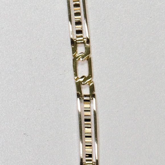 Vintage 14k Yellow Gold Bracelet with 14k Yellow Gold Box Clasp - Picture 2 of 7